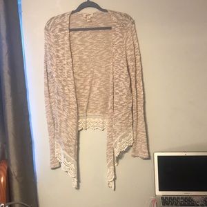 ARIZONA TAN KNITTED CARDIGAN